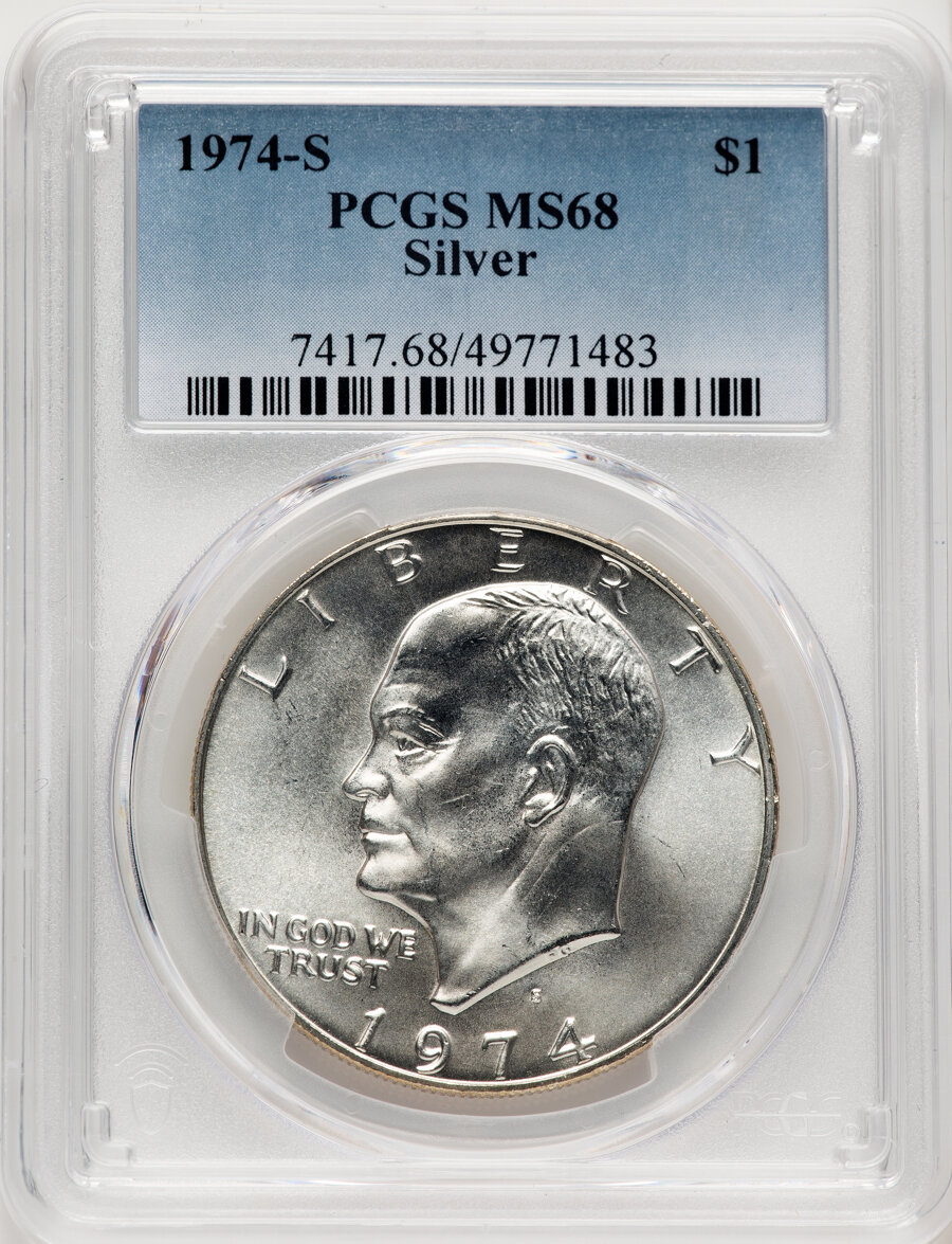 PCGS MS66 1974-S アイゼンハワー銀貨 PCGS MS66 1974-S PCGS MS66 1974-S アイゼンハワー銀貨 PCGS MS66 1974-S