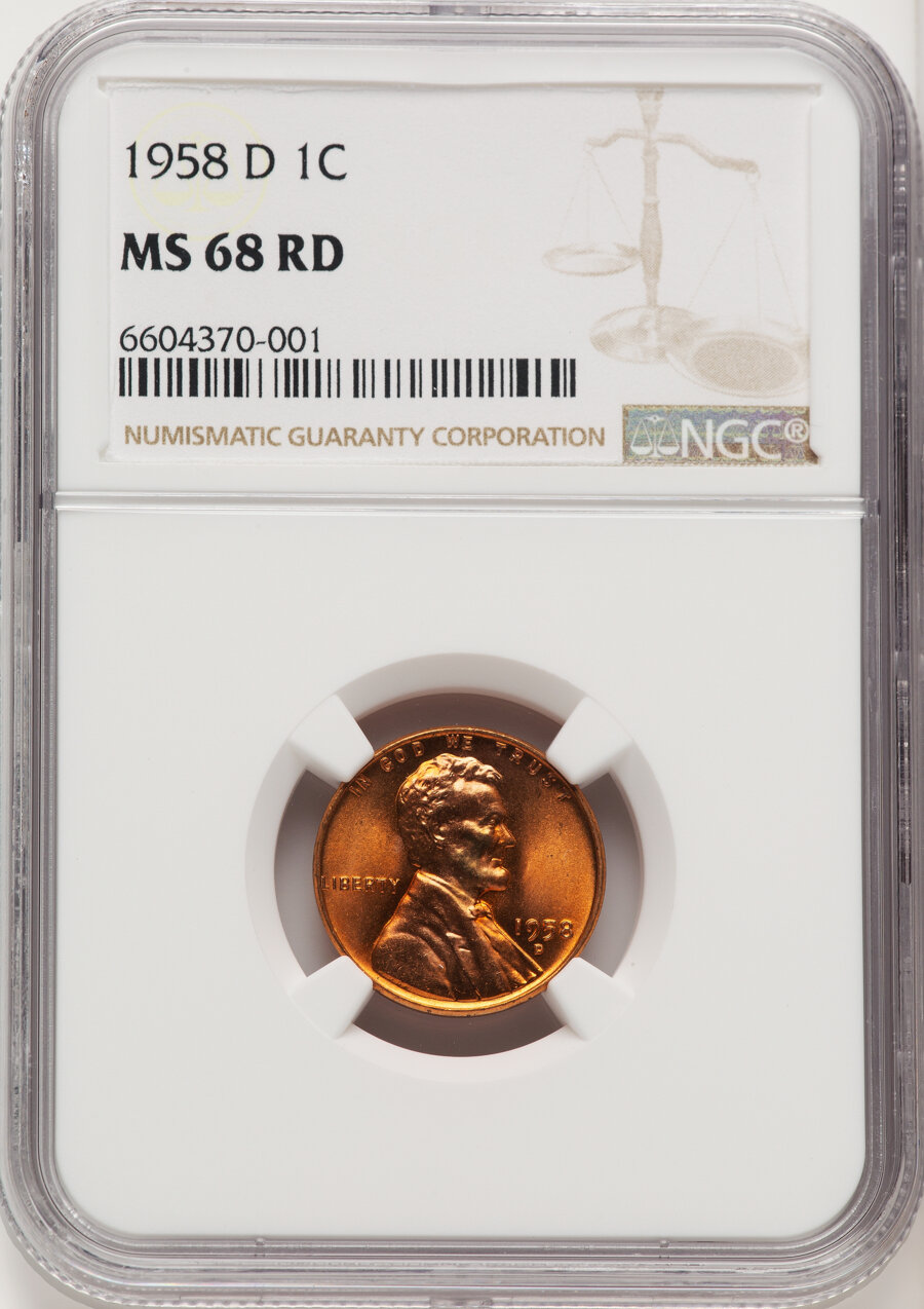 1958 D One Cent MS Values | Greysheet