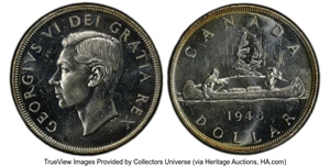 image for: Canada: George VI Dollar 1948 MS64 PCGS,...