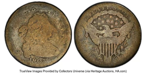 image for: 1807 10C JR-1, R.1, Fair 2 PCGS. PCGS Population: (29/442). Mintage 165,000....