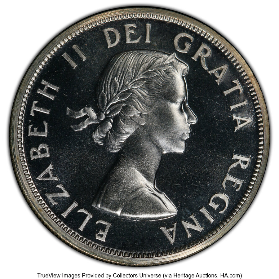 image for: Canada: Elizabeth II Prooflike "Arnprior" Dollar 1955 PL67 PCGS,...