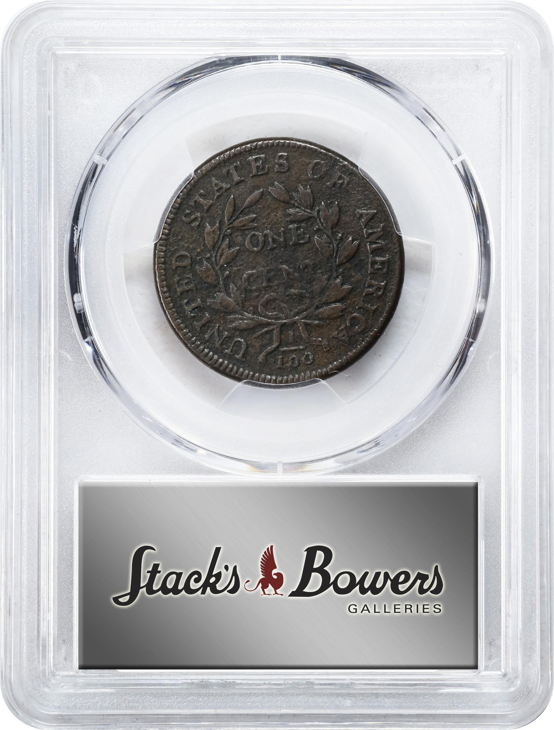 image for: 1807 Draped Bust Cent. S-271, B-1. Rarity-1. Comet Variety. VF Details--Excessive Corrosion (PCGS).