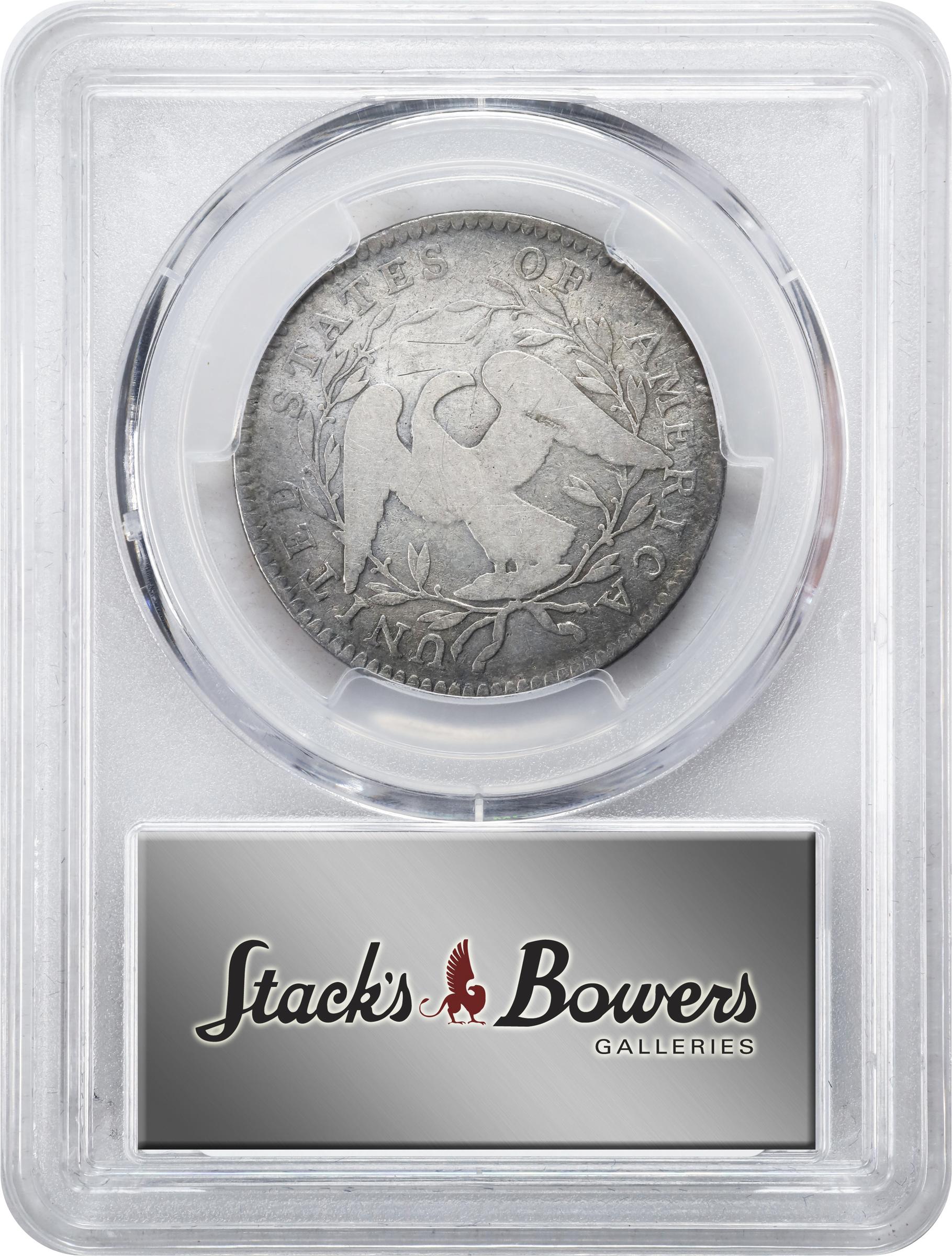 image for: 1795 Flowing Hair Half Dollar. O-113a, T-14. Rarity-3. Two Leaves, A/E in STATES. Good Details--Cleaned (PCGS).