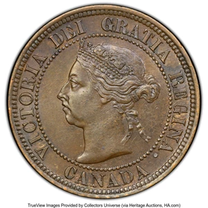 image for: Canada: Victoria Cent 1891 MS62 Brown PCGS,...