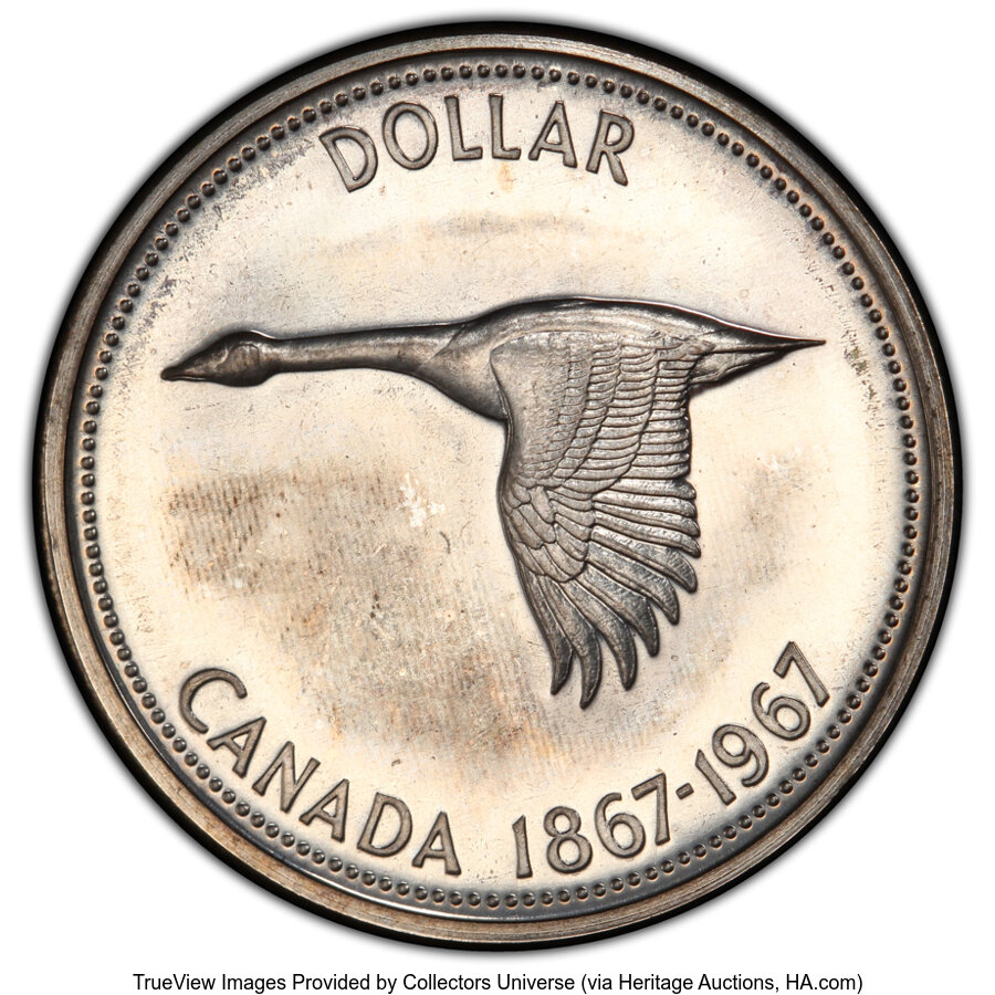 image for: Canada: Elizabeth II Prooflike Dollar 1967 PL67 PCGS,...