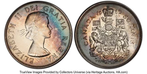 image for: Canada: Elizabeth II Prooflike 50 Cents 1960 PL67 PCGS,...