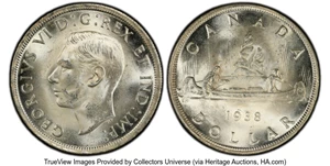 image for: Canada: George VI Dollar 1938 MS63 PCGS,...