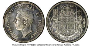 image for: Canada: George VI 50 Cents 1947 MS64 PCGS,...