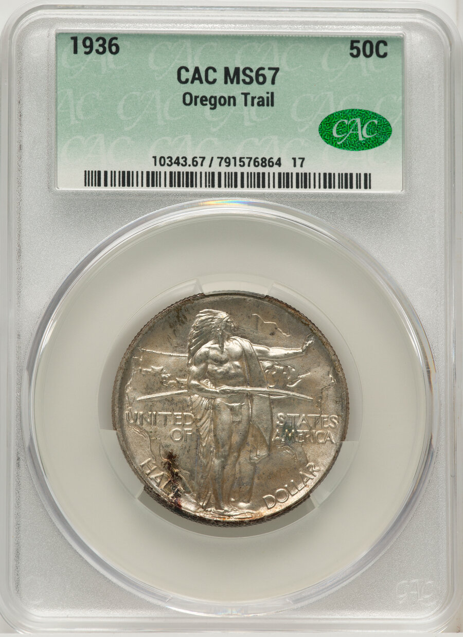 1936 50c Oregon Trail MS