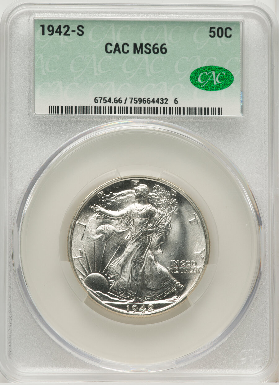 1942-S 50c MS
