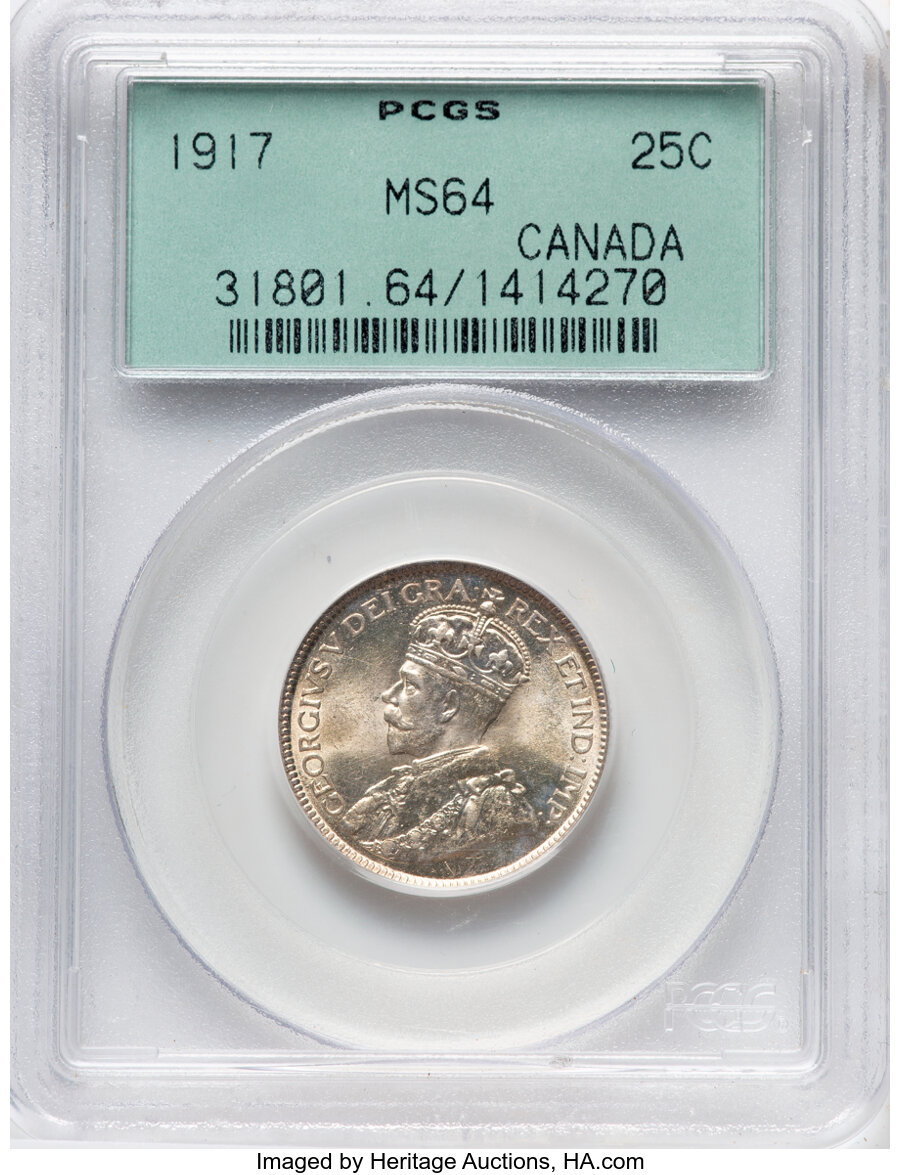 1917 Quarter Mint State (MS) Pricing Guide | The Greysheet