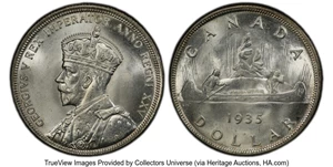 image for: Canada: George V Dollar 1935 MS66 PCGS,...