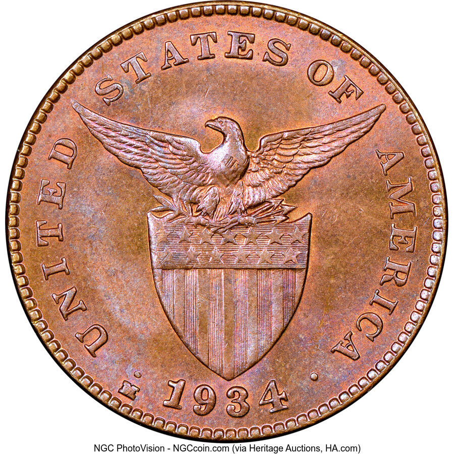 image for: 1934-M USPI 1c NGC MS65 BN