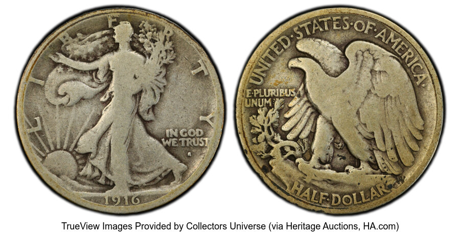 1916 S Half Dollar MS Values | Greysheet
