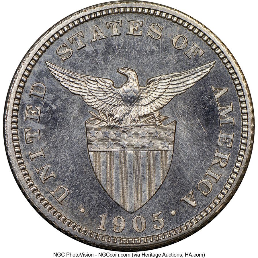 image for: 1905 USPI 20c NGC PR65