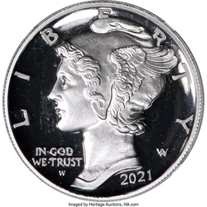 image for: 2021-W $25 Palladium Eagle, First Day of Issue, PR70 Ultra Cameo NGC....