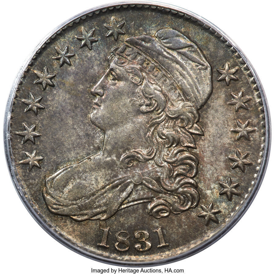image for: 1831 50C O-103, R.1, MS64 PCGS....