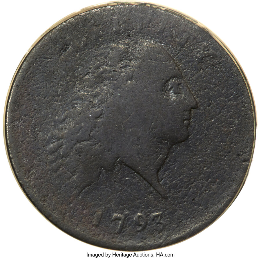 image for: 1793 1C Chain, AMERICA, S-3, B-4, Low R.3, Good 6 PCGS....