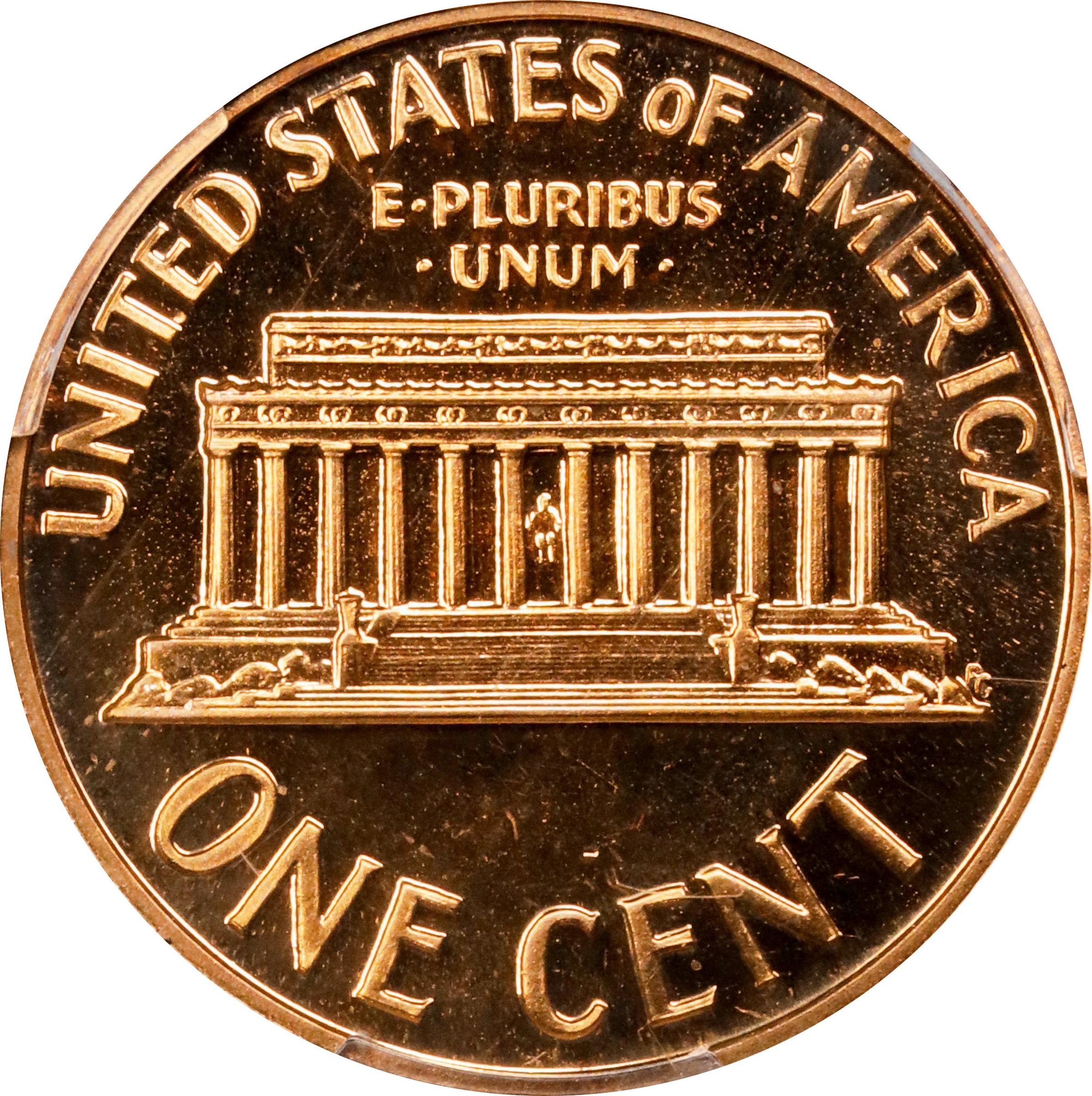 image for: 1960 Lincoln Cent. Large Date. FS-801. Doubled Die Reverse. Proof-67 RD (PCGS).