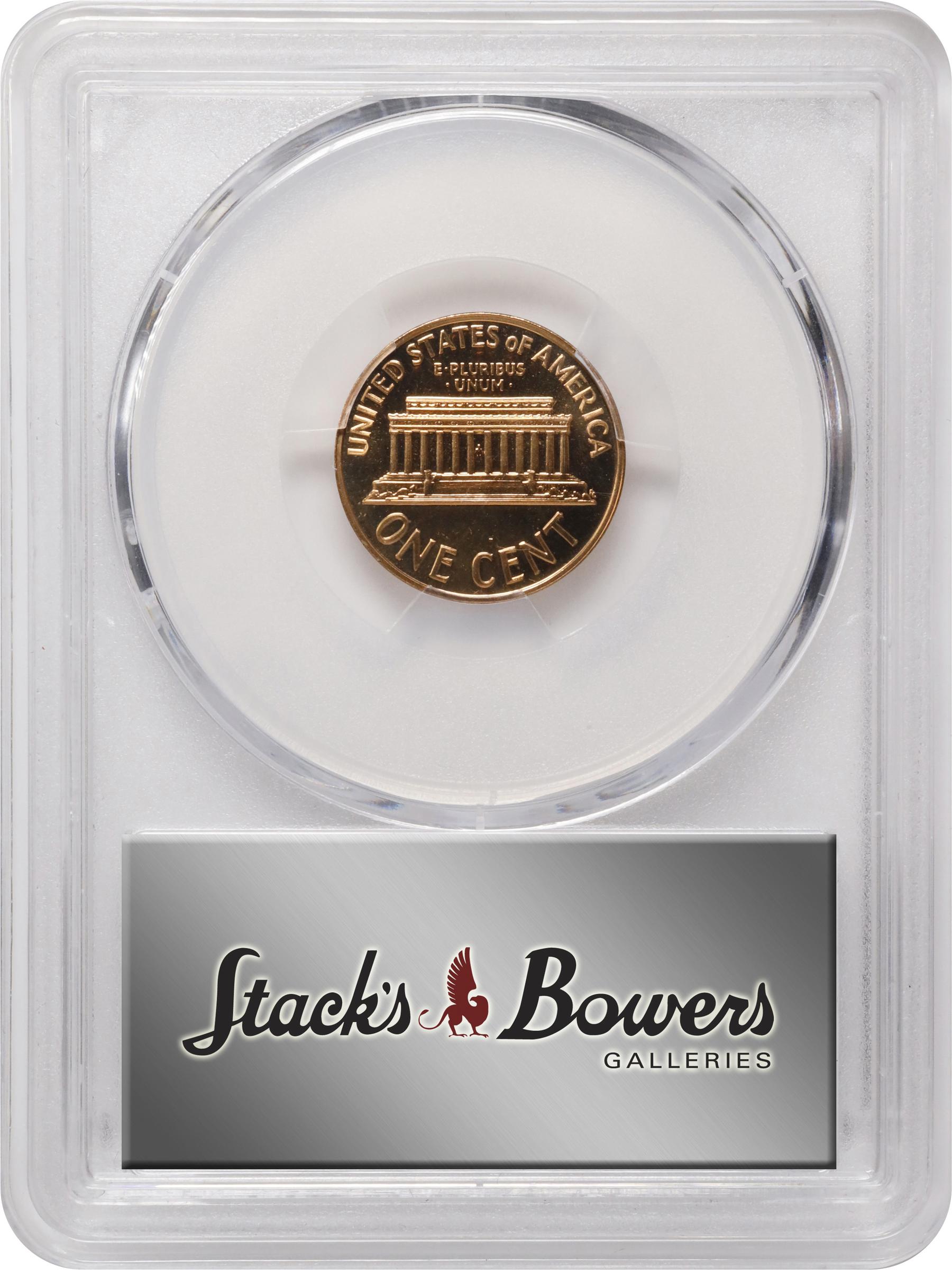 image for: 1960 Lincoln Cent. Large Date. FS-801. Doubled Die Reverse. Proof-67 RD (PCGS).