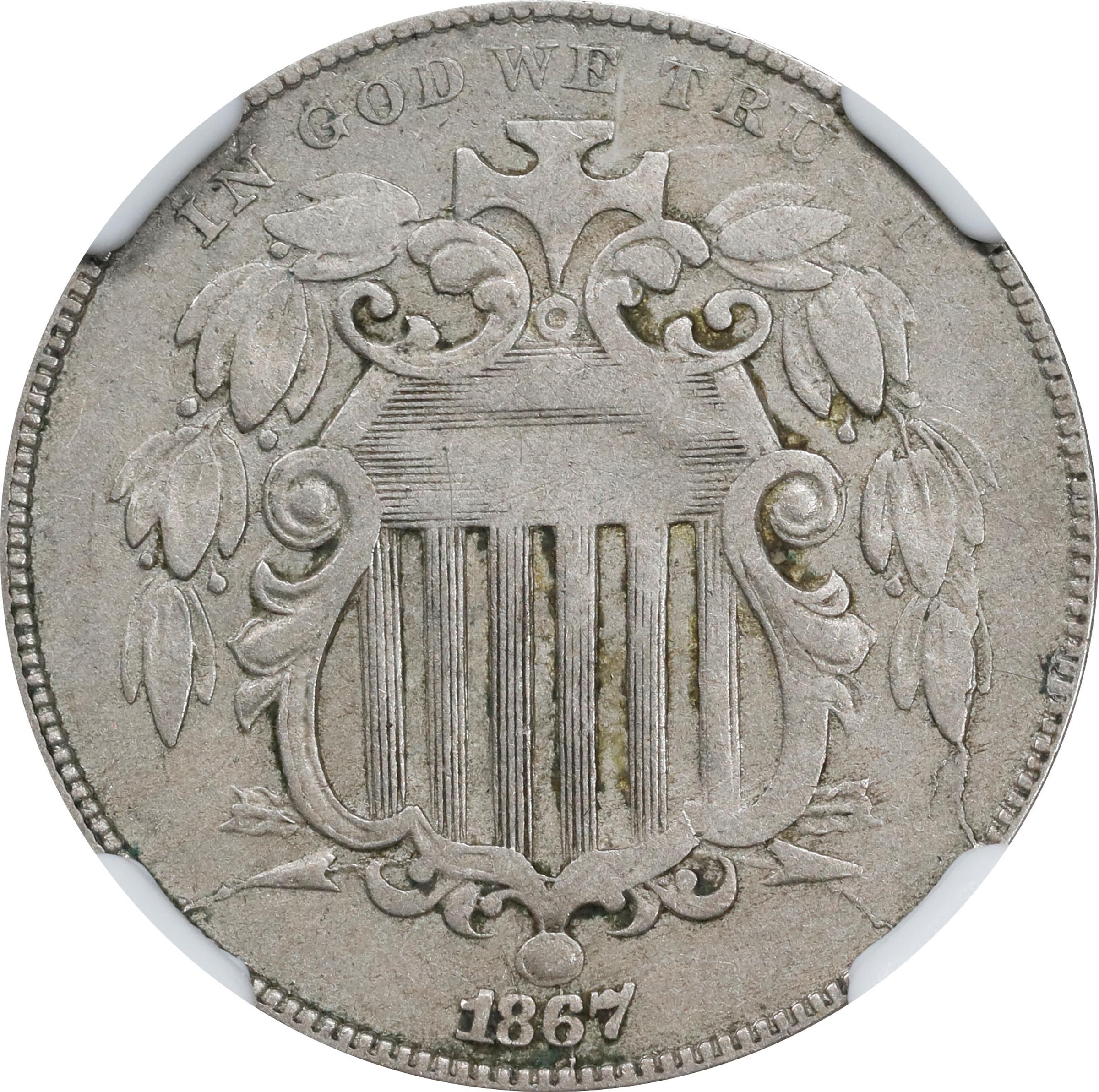 1867 Rays Nickel MS Values | Greysheet