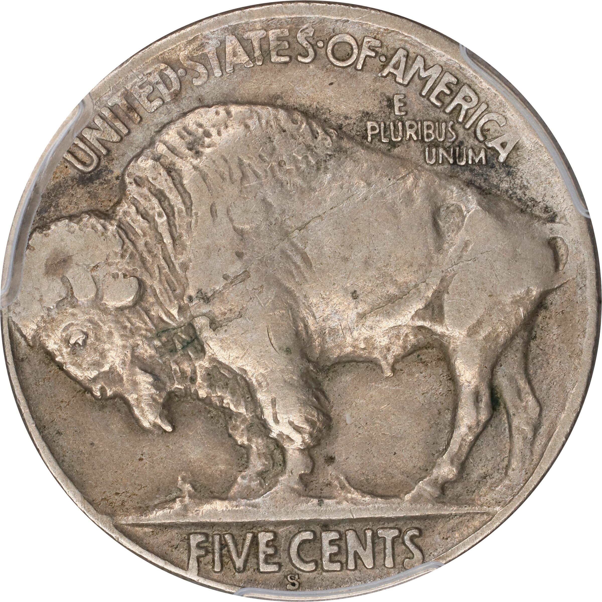 1924-S 5c VF25 CAC thumbnail 2