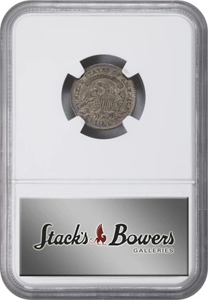 image for: 1827 Capped Bust Dime. JR-1. Rarity-3. AU-50 (NGC).