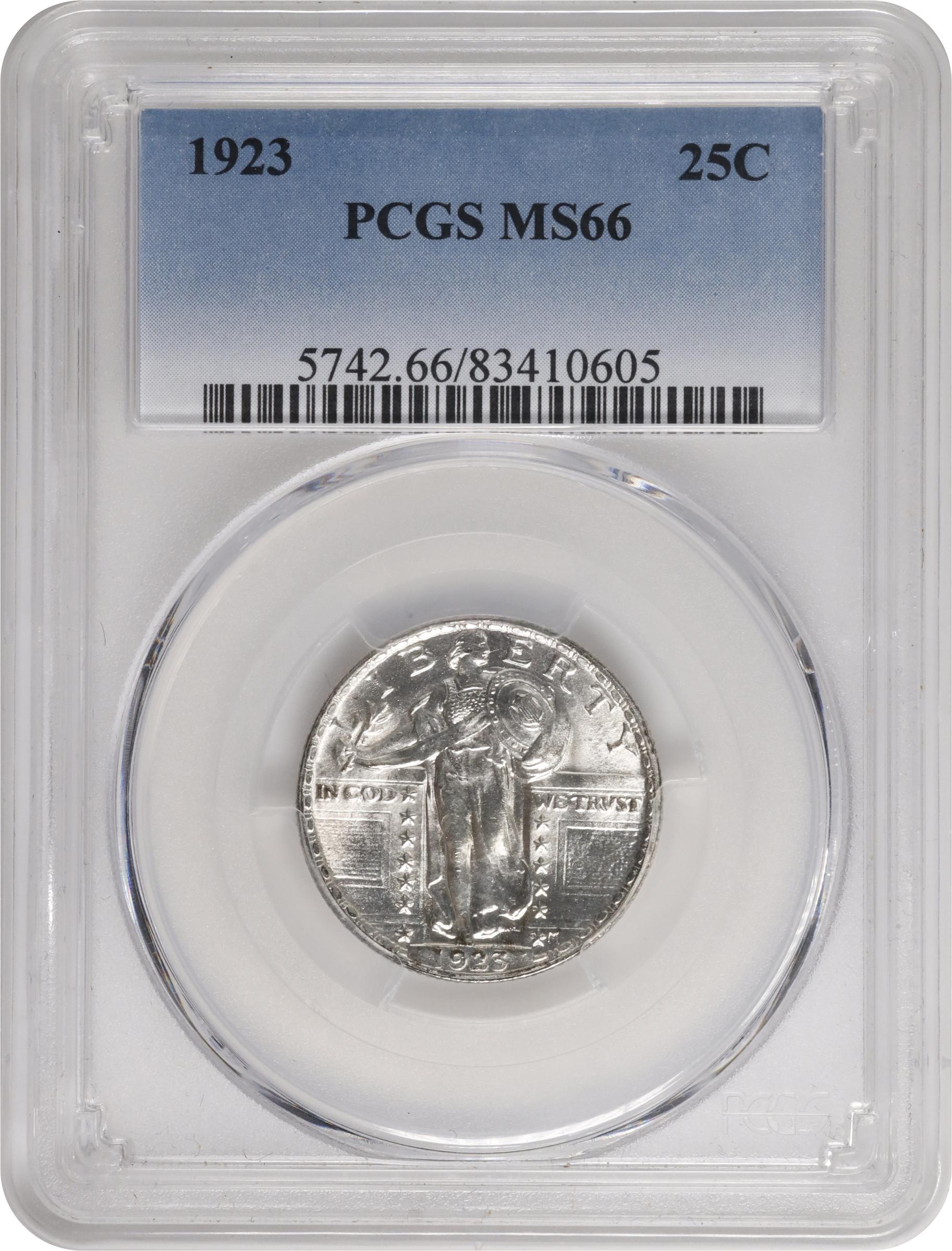 1923 Standing Liberty Quarter Mint State (MS) Pricing Guide