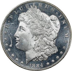 image for: 1884-CC GSA Morgan Silver Dollar. MS-64 DPL (NGC).