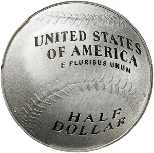image for: 2014-S National Baseball Hall of Fame Half Dollar. First Strike. Proof-70 Deep Cameo (PCGS).