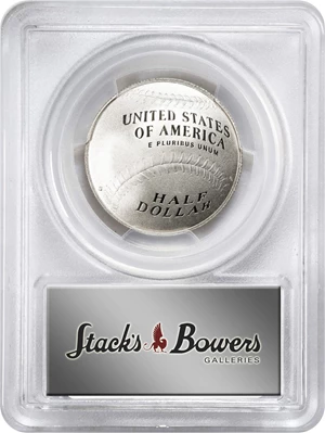 image for: 2014-S National Baseball Hall of Fame Half Dollar. First Strike. Proof-70 Deep Cameo (PCGS).