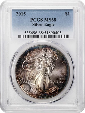 image for: 2015 Silver Eagle. MS-68 (PCGS).