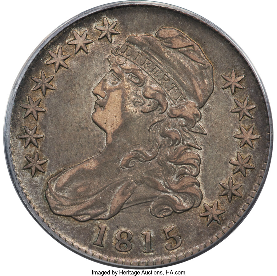 image for: 1815/2 50C O-101a, R.2, XF40 PCGS....