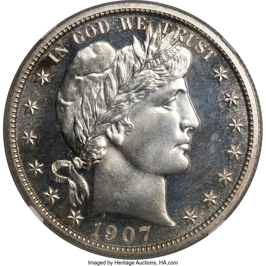 image for: 1907 50C PR67 Cameo NGC....