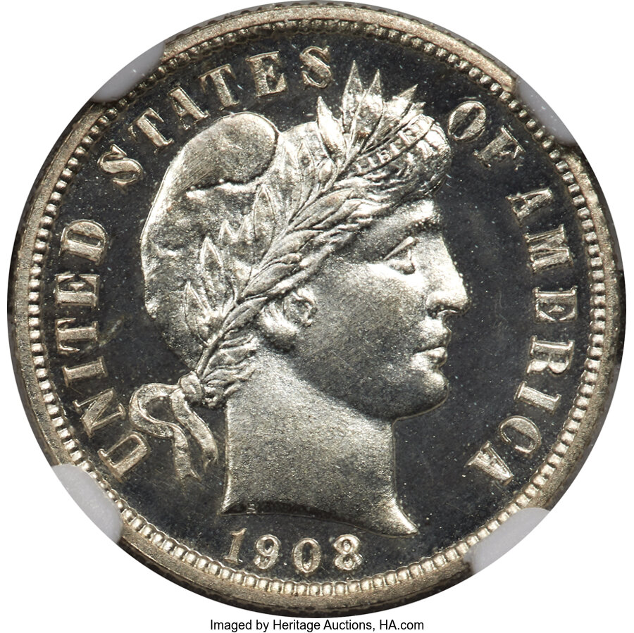 image for: 1908 10C PR67 Cameo NGC....