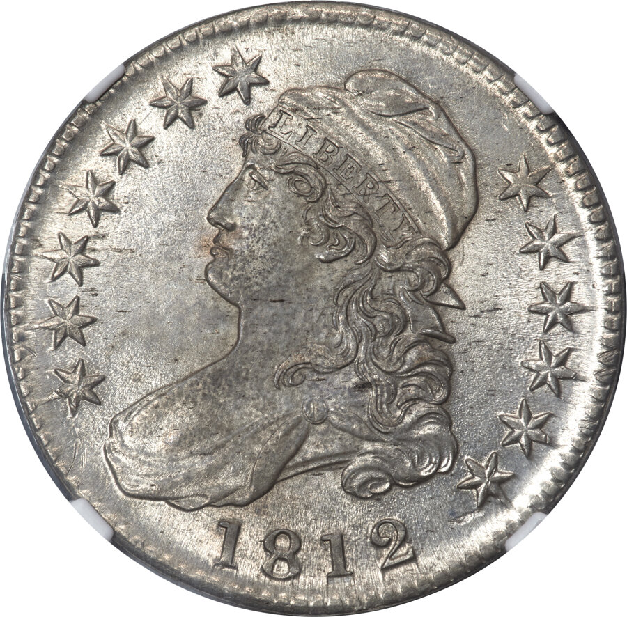 image for: 1812 50C Large 8, O-104'b', R.3, MS64 NGC....