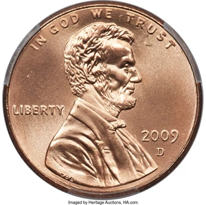 image for: 2009-D 1C Formative Years MS69 Red PCGS....
