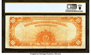 image for: Fr. 1173* $10 1922 Gold Certificate Star PCGS Banknote Very Fine 25....