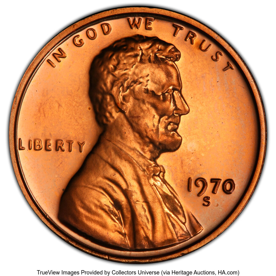 image for: 1970-S 1C Small Date, FS-1402, PR67 Red PCGS. (FS-030.2). PCGS Population: (4/0 and 0/0+). NGC Census: (0/0 and 0/0+). CDN:...