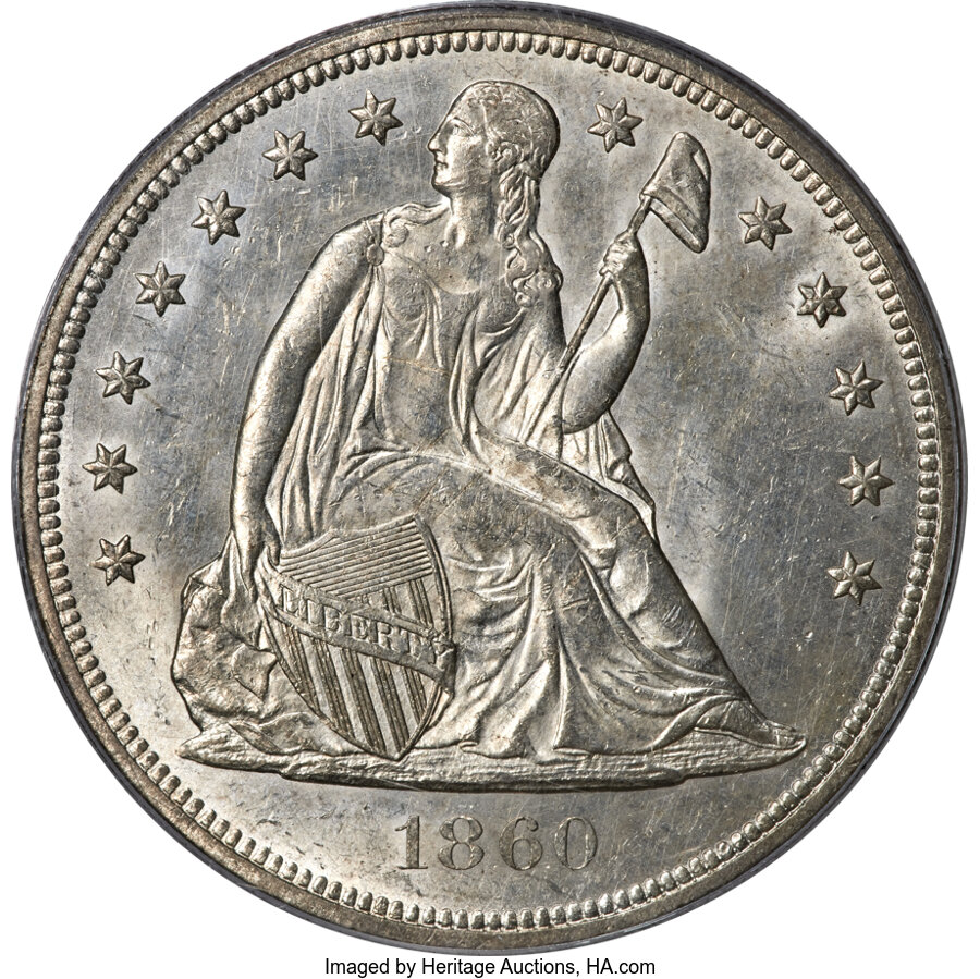 nny-a╰(*´︶`*)╯♡ 1860 O One Dollar MS Values | Greysheet
