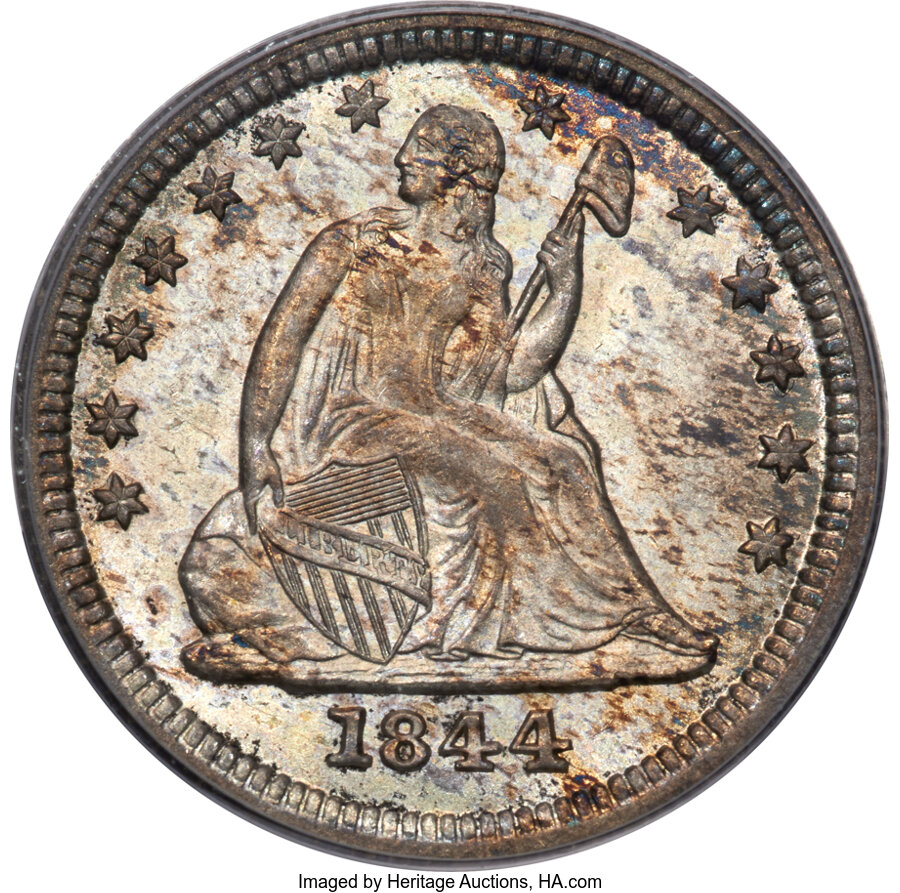 image for: 1844-O 25C MS65 PCGS....