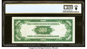 image for: Fr. 2200-G $500 1928 Federal Reserve Note. PCGS Banknote Choice XF 45....