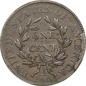image for: 1804 Draped Bust Cent. S-266, B-1. Rarity-2. AU Details--Edge Repaired (PCGS).