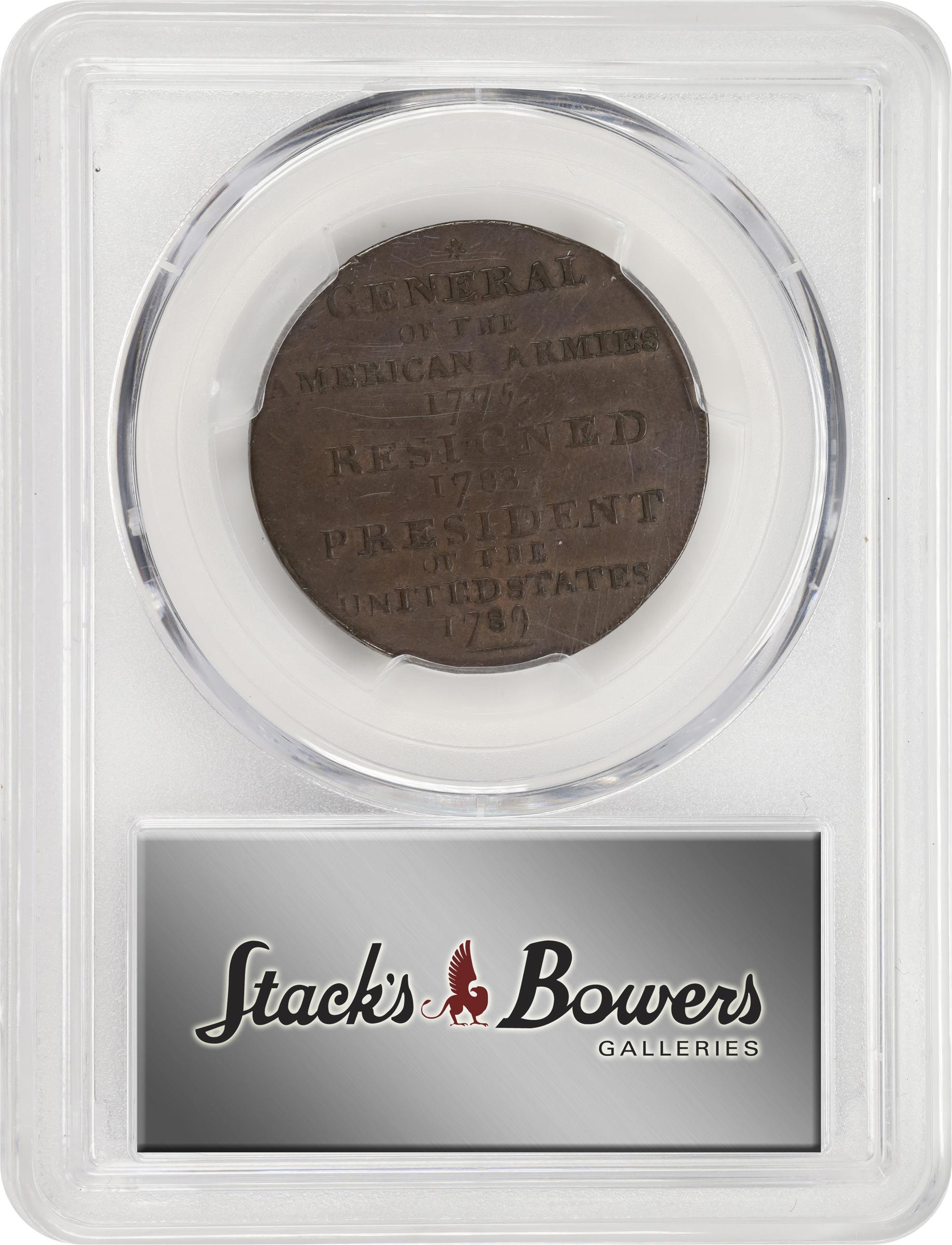 image for: 1792 Washington President Pattern. Legend Reverse. Musante GW-35, Baker-59, W-10690. Copper. Plain Edge. AU-50 (PCGS).