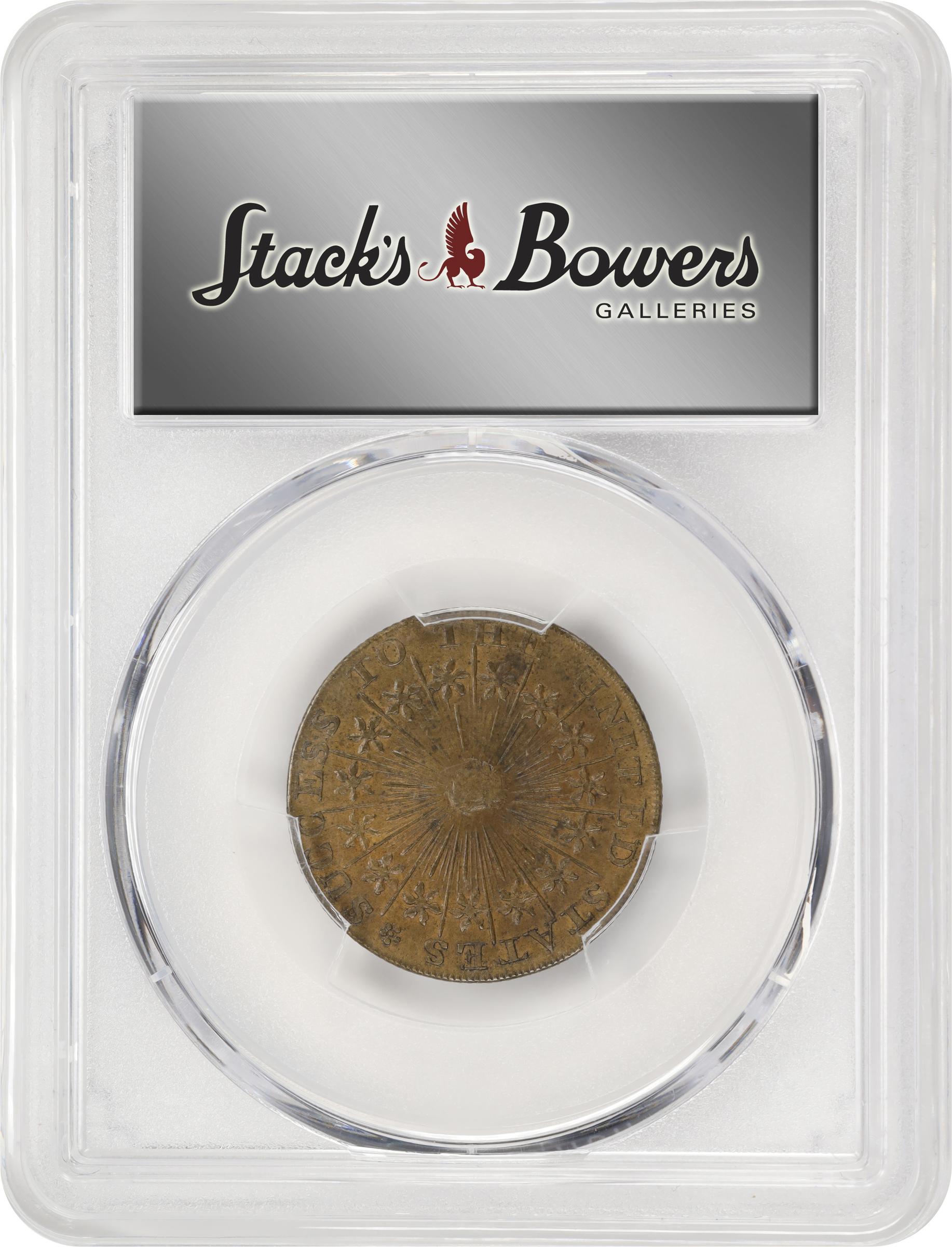 image for: Undated (ca. 1793) Washington Success Medal. Large Size. Musante GW-42, Baker-266, W-10915. Second Die. Brass. Reeded Edge. MS-62 (PCGS).