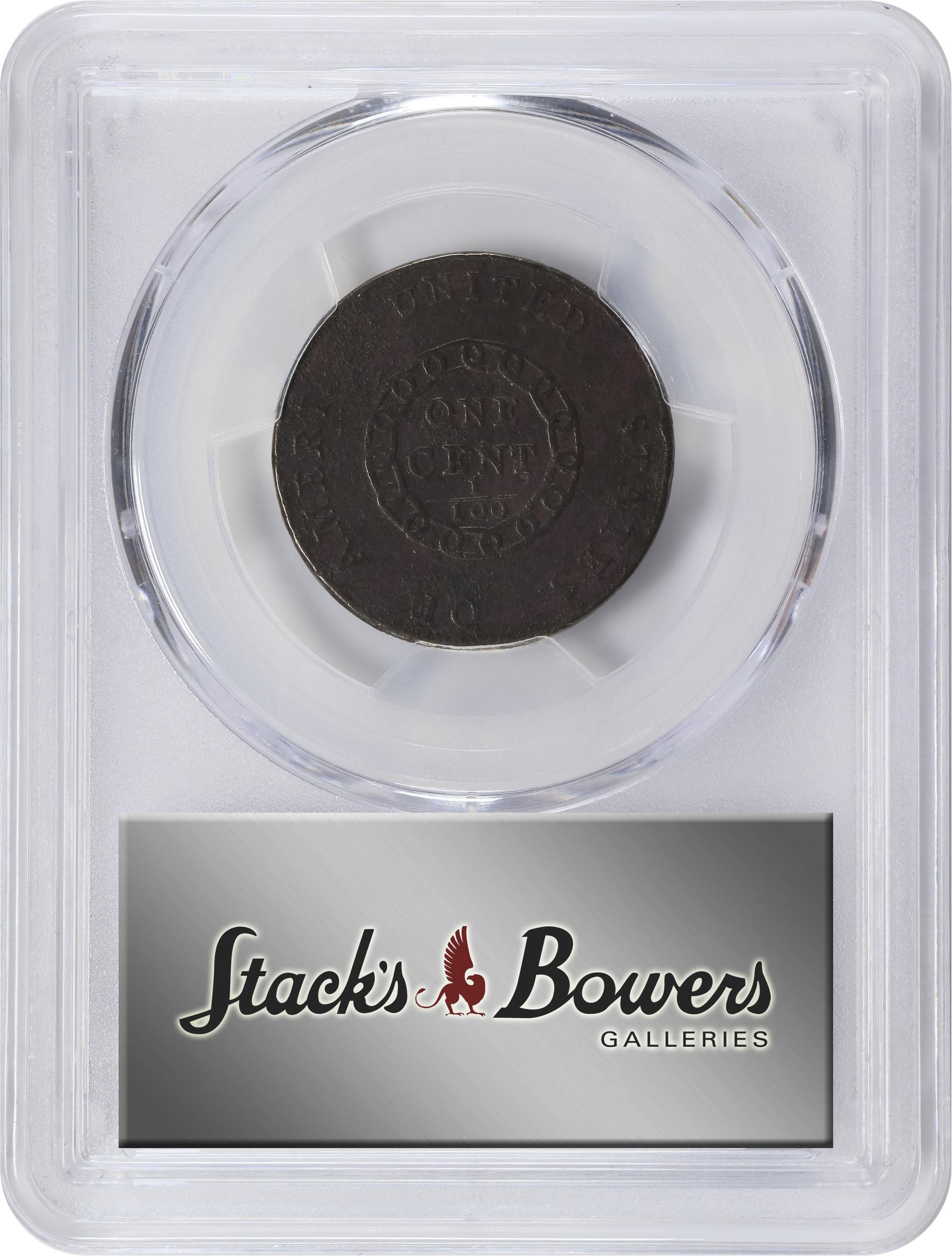 image for: 1793 Flowing Hair Cent. Chain Reverse. S-1, B-1. Rarity-4. AMERI. Fine Details--Environmental Damage (PCGS).