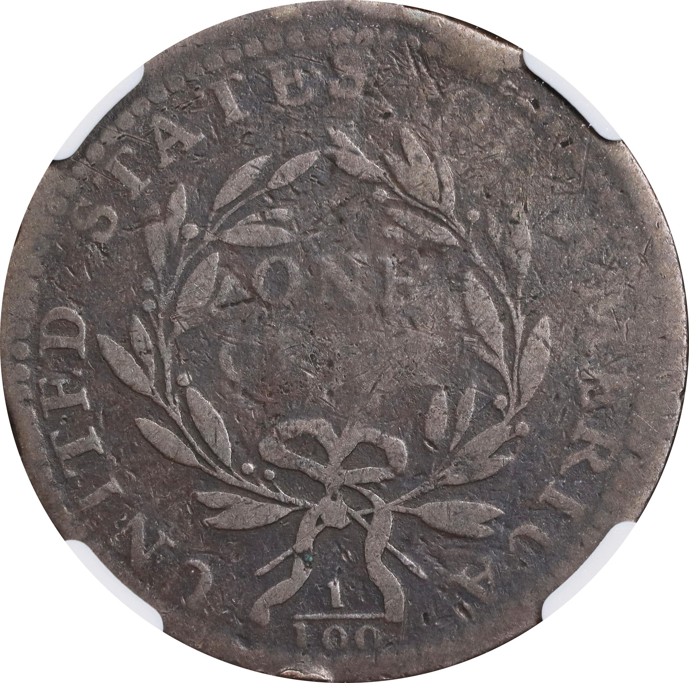 image for: 1793 Liberty Cap Cent. S-14, B-17. Rarity-5-. VG Details--Obverse Scratched (NGC).