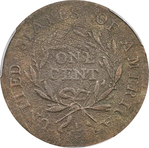 image for: 1794 Liberty Cap Cent. S-18b, B-2b. Rarity-4-. Head of 1793, Double Chin. VF Details--Environmental Damage (PCGS).