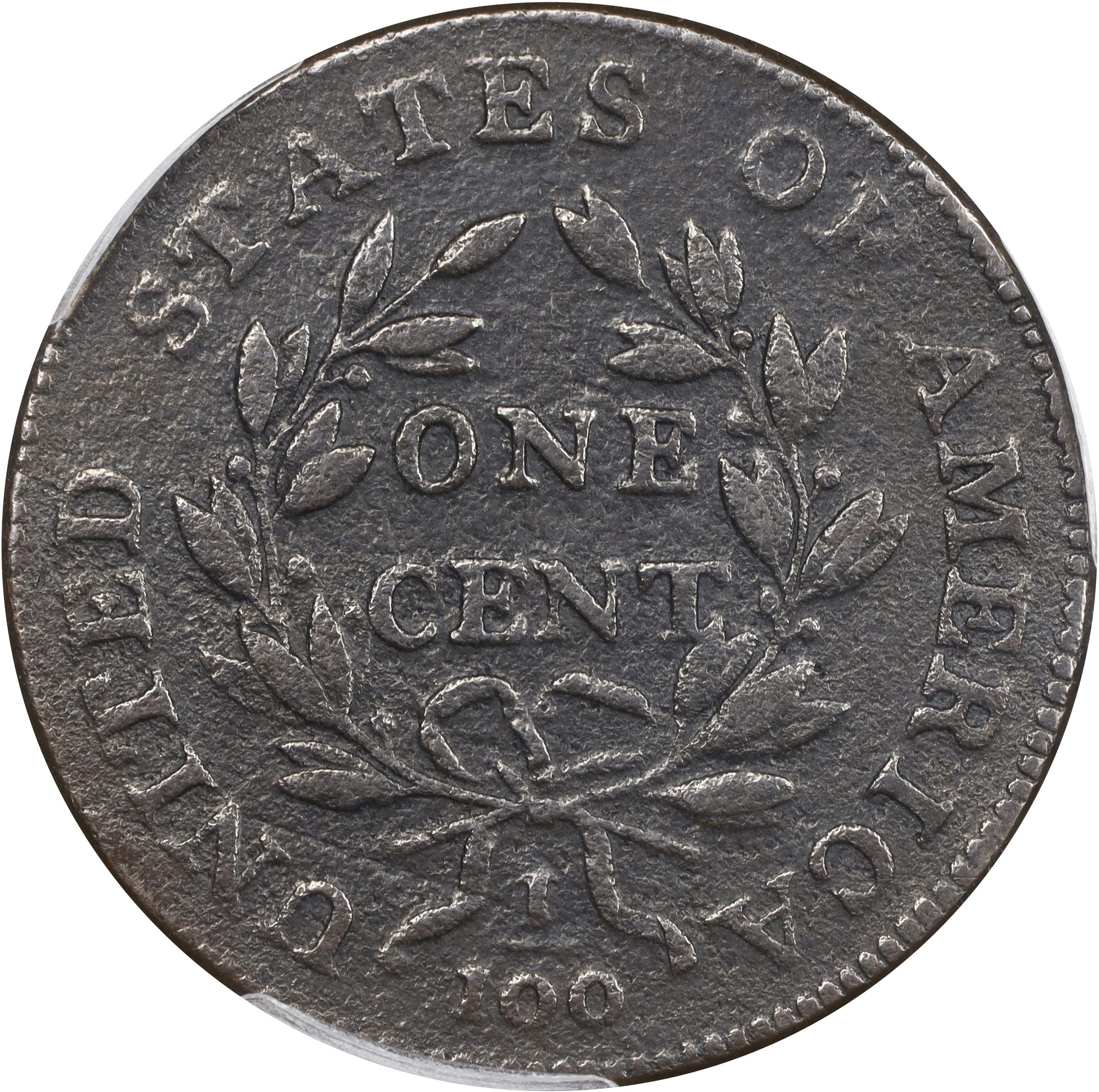 image for: 1799 Draped Bust Cent. S-189, B-3. Rarity-2. VF Details--Environmental Damage (PCGS).