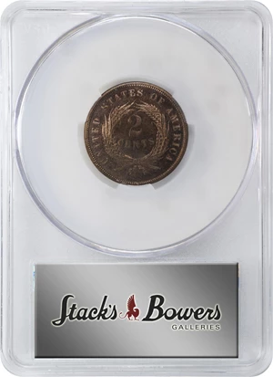 image for: 1866 Two-Cent Piece. Proof-66 RB Cameo (CACG).